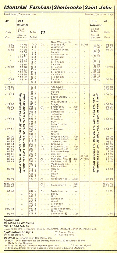 CP Atlantic, 1970