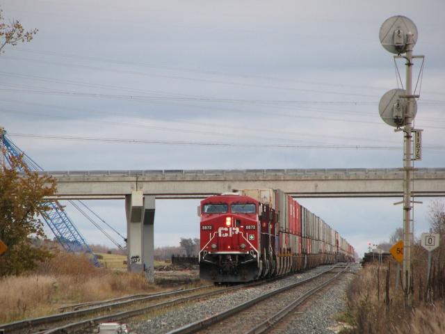 CP 8872 just east of Manson